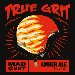 Mad Giant Beer True Grit Art