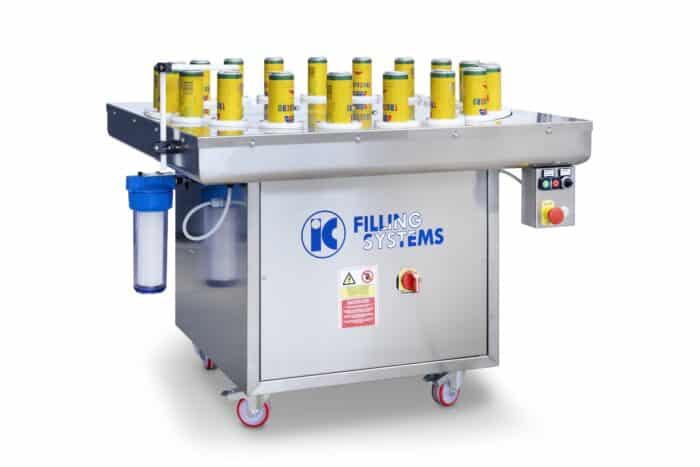 Semi Automatic Can and Bottle Rinser