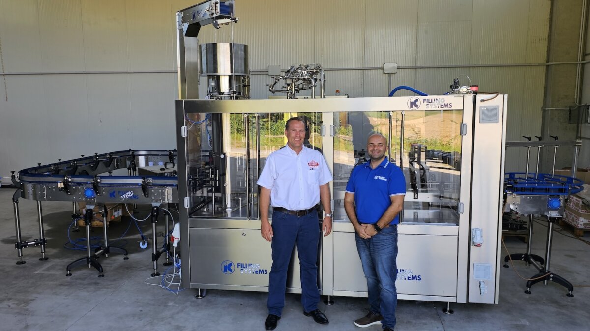 Annabay Club CEO Christian Branum with Marco Solferini of IC Filling Systems